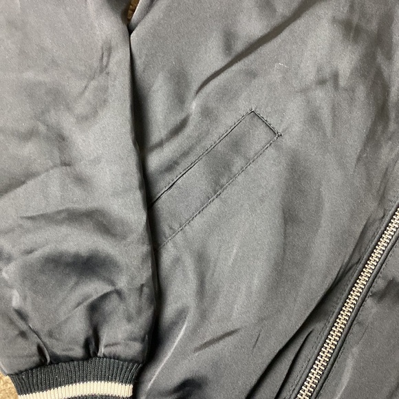 Hollister Black Lightweight Bomber Jacket - Picture 4 of 7